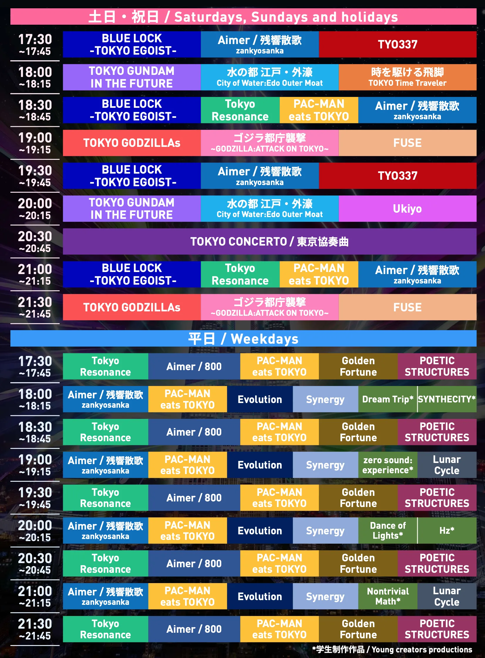 November 22(Sat) - ,2025